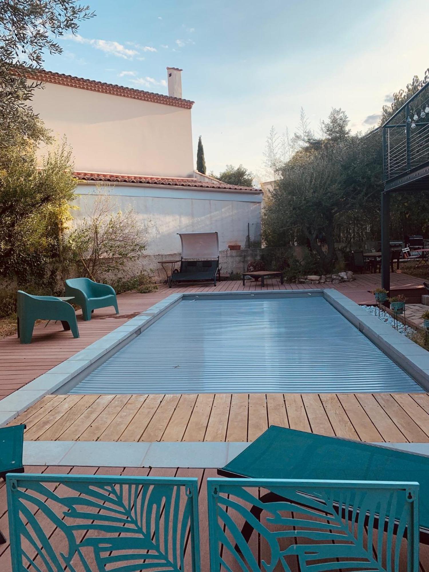 Appartement Independant Avec Jardin Et Acces Piscine Nîmes Exterior foto